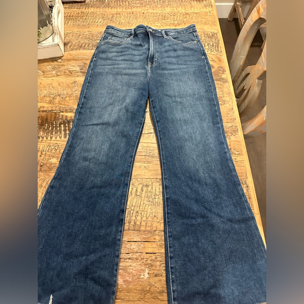 Buckle hidden jeans
